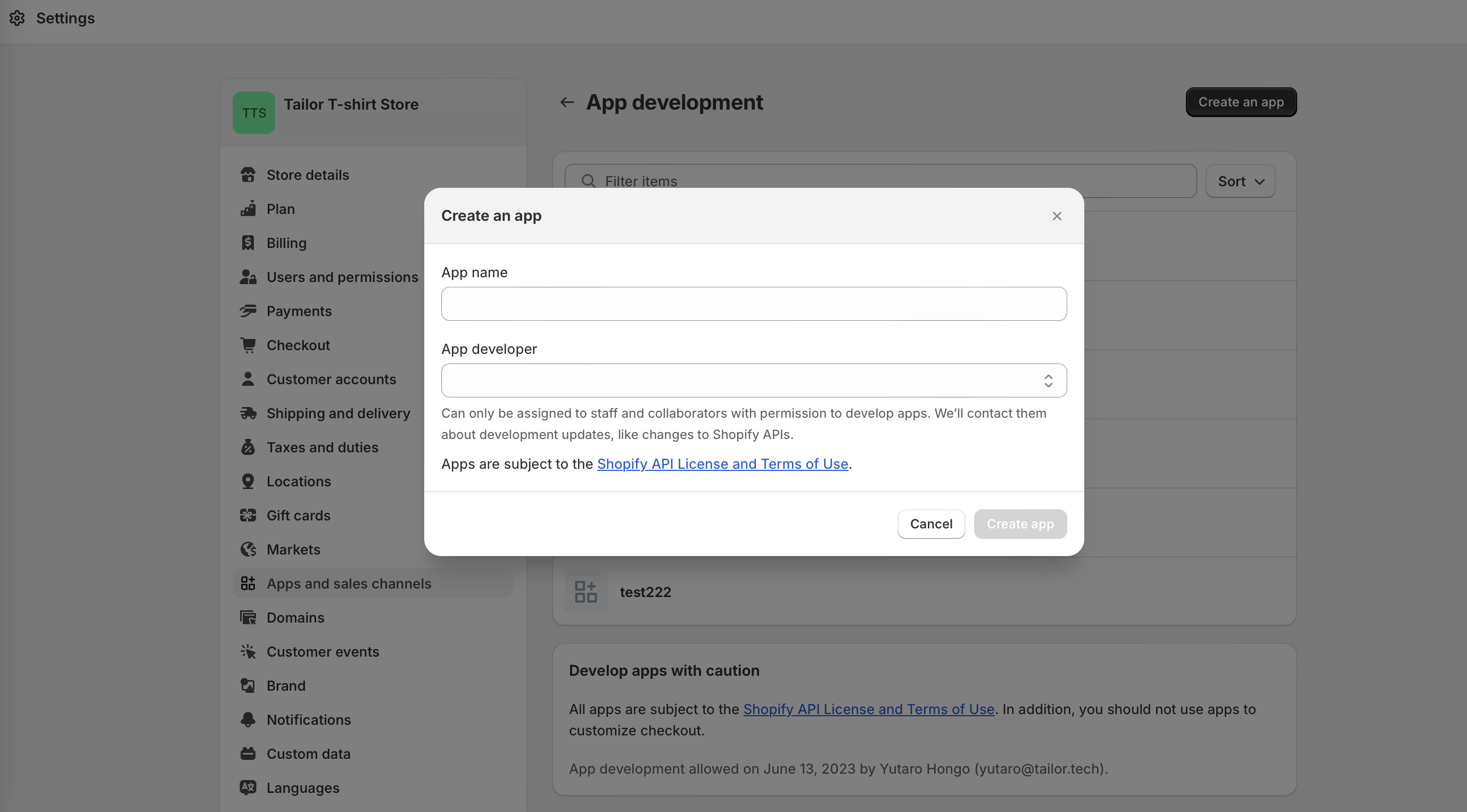Guide – Shopify settings