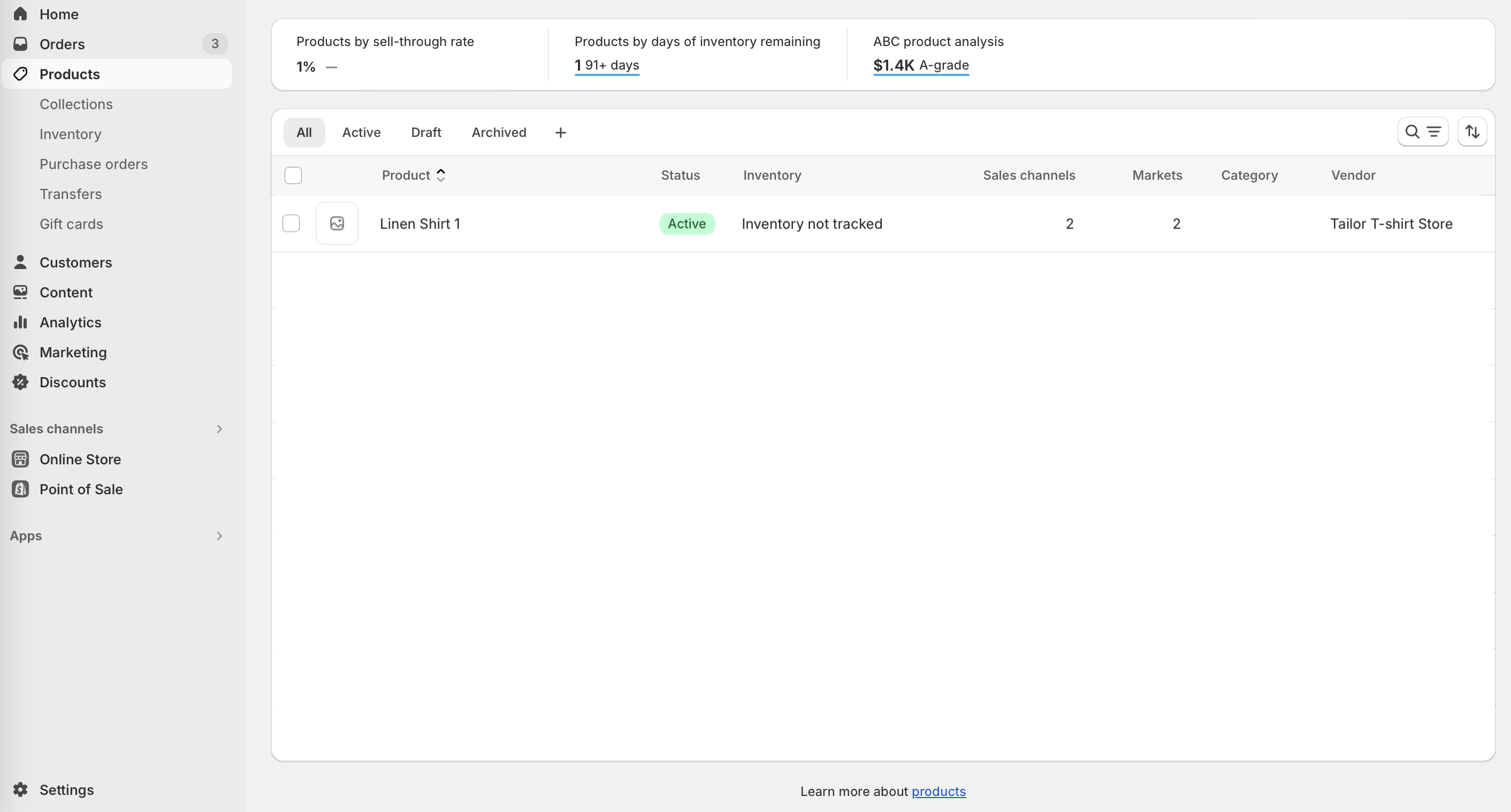 Guide – Shopify verify new product