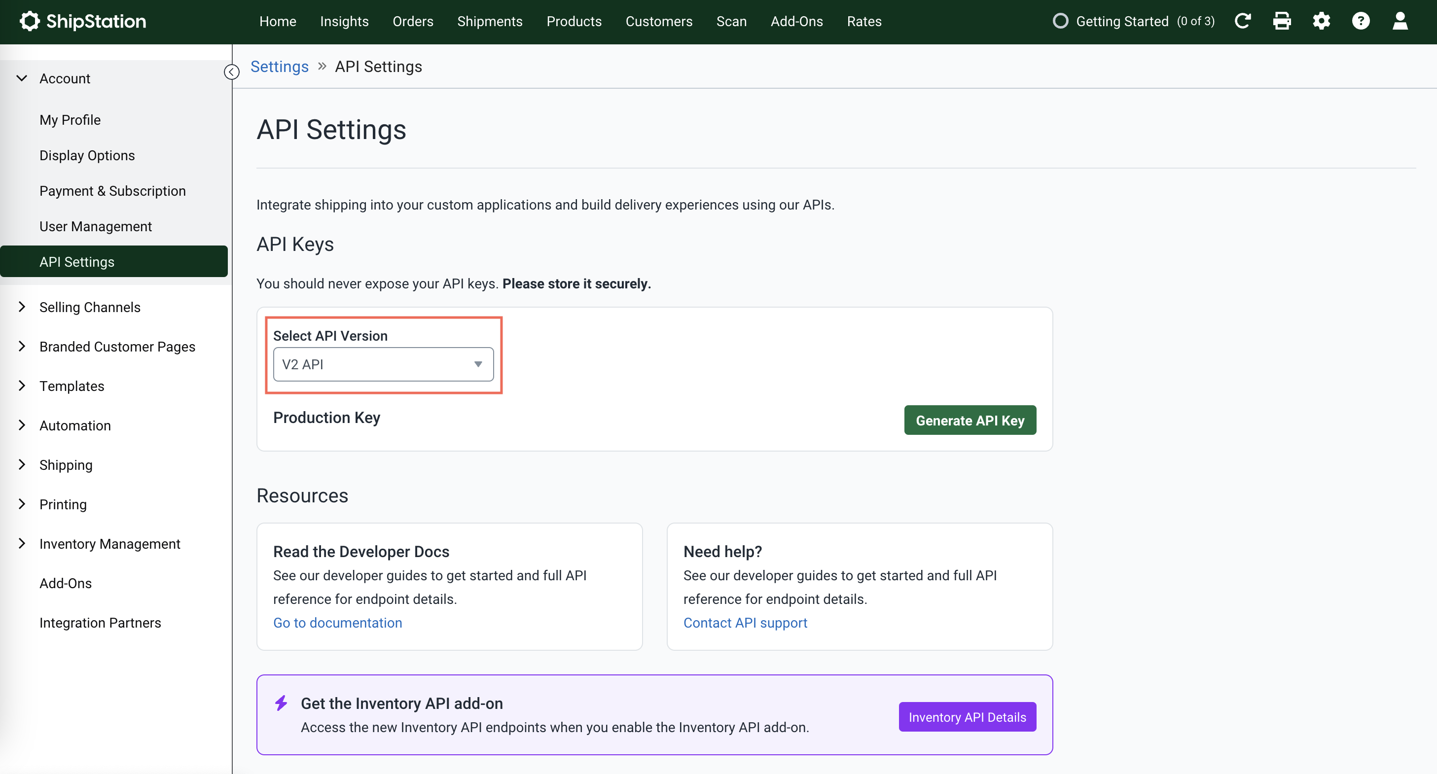 Integration Guide – ShipStation API